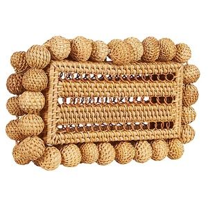Cult Gaia
Sphere Natural Clutch Bag